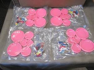 lot 82 image: 4- 66 pc Silicone Resin Sets...