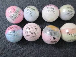 8- 4.9/4 oz Assorted Bath Bombs...