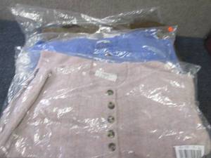 lot 135 image: 3 Madewell Ladies Sweaters Size Med...