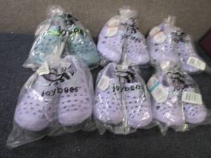 lot 160 image: 6 pr JoyBees Size C 13, 9, 9, 9, 7,...