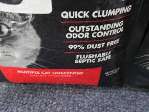lot 162 image: 3- 8 lb Bags Worlds Best Cat Litte...