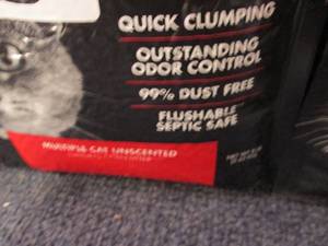 lot 166 image: 3- 8 lb Bags Worlds Best Cat Litte...