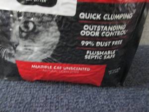 lot 168 image: 3- 8 lb Bags Worlds Best Cat Litte...