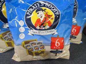 lot 230 image: 3- 6 (1 oz) bags Pirates Booty Aged...