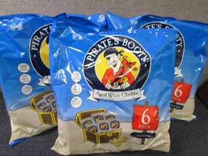 lot 232 image: 3- 6 (1 oz) bags Pirates Booty Aged...