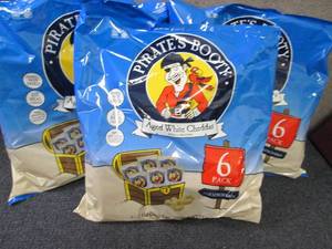 lot 235 image: 3- 6 (1 oz) bags Pirates Booty Aged...