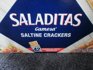 lot 254 image: 6 Boxes 42 pk Saladitas Saltine Cra...
