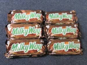 lot 267 image: 6- 5 ct Milky Way Fun Size...