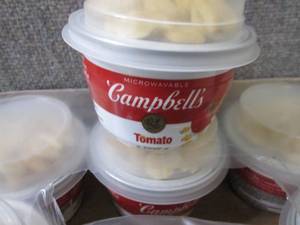lot 315 image: 6- 7.35 oz Campbells Tomato Soup w...