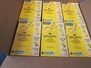 lot 319 image: 6- 6 ct Gevalia Frothy Chai Spice F...