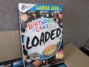lot 360 image: 6- 13 oz Loaded Birthday Cake Cerea...