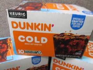 lot 375 image: 3- 10 ct Dunkin Cold Brew Kcups...