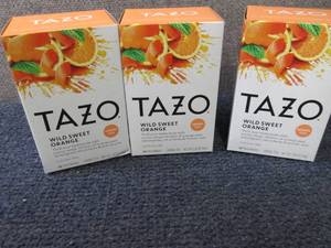 lot 376 image: 3- 20 ct Tazo Wild Sweet Orange Her...