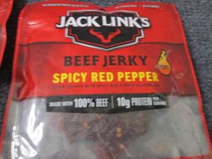 lot 388 image: 4- 2.85 oz Jack Links Spicy Red Pep...