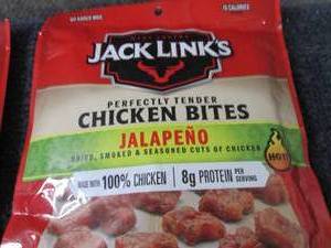 lot 391 image: 4- 3.25 oz Jack Links Jalapeno Chic...
