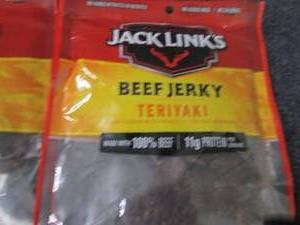 4- 3.25 oz Jack Links Teriyaki Beef...
