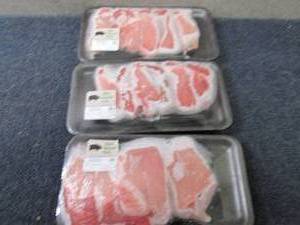 lot 417 image: CC 3 pks FROZEN Boneless Pork Loin ...