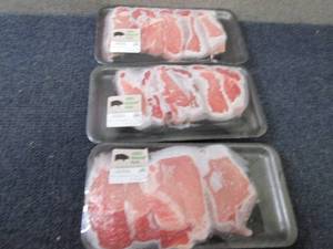 lot 422 image: CC 3 pks FROZEN Boneless Pork Loin ...