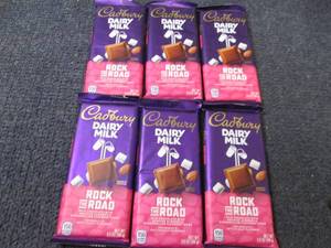 lot 277 image: 6- 3.5 oz Cadbury Dairy Milk Rock t...
