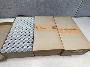 3 BOXES OF 72 - Shell Vials With Snap Cap Polyethylene Closures Twelve Dram 29x94mm