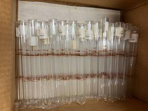 lot 35 image: 60 Blood Sugar Tubes, 25ml  12.5ml