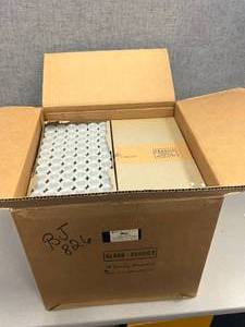 lot 41 image: 6 Cases of 72 - (432) Shell Vials, With Closures, 29x94mm
