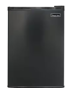 lot 76 image: Magic Chef 2.6 cu. ft. Mini Fridge in Black, ENERGY STAR