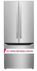 lot 51 image: Frigidaire Gallery 20 Cu. Ft. Standard-Depth French Door Refrigerator