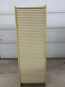 lot 26 image: Herman Miller Milcare Multi-Drawer Storage Cabinet  Features Smooth Roll-Up Accordion Door  Durable, Clean Design Ideal for Medical, Lab, or Office Use  Trusted Quality & Functionality - In Good Condition