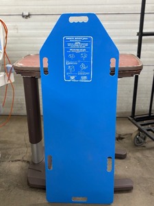 lot 75 image: MSRP $350 Smooth Mover 2 Anti-Static Patient Mover Transfer Board - Blue - In Great Condition
