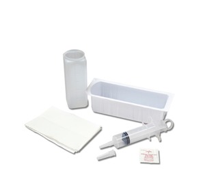 lot 87 image: MSRP $120  38 NEW Medline DYND20302 Irrigation Trays with 60mL Piston Syringes