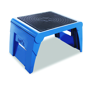 lot 65 image: MSRP $150  2 Task It 1-Step Assist Folding Step Stools  Compact & Convenient for Easy Access Great Condition