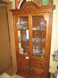 Vintage Keller hardwood China Cabin...