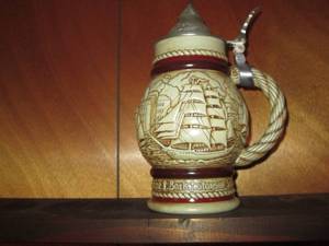 lot 143 image: Avon collector stein Ships at Port...