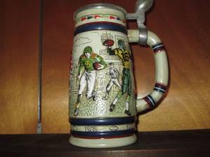 lot 144 image: Avon collector stein Football Game...