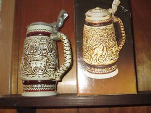lot 148 image: Avon collector stein Western Round...