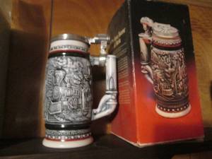 lot 157 image: Avon collector stein Age of the Ir...