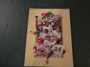 lot 161 image: 1987 Baseball World Series Official...