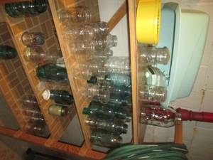 lot 176 image: Large collection of clear and blue ...