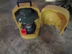 lot 9 image: Coleman Propane powered lantern Mod...