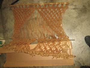 lot 235 image: Wall mounting macrame style plant h...