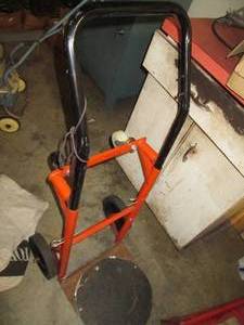 lot 239 image: Metal convertible 24 wheel hand ca...