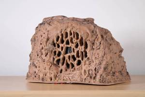lot 29 image: Rockustics EconoRock-B 6.5 2-Way Outdoor Rock Speaker  Brown  MSRP $300