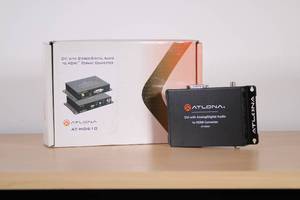 lot 37 image: Atlona HD610 DVI to HDMI Converter with Audio Embedding  AnalogDigital  MSRP $200