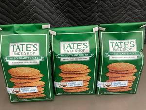 Tate's Bake Shop Coconut Crisp Cookies Set of 3
