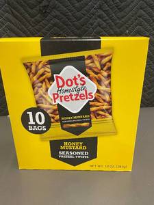 Dot's Homestyle Pretzels Honey Mustard Seasoned 10-Bag Pack