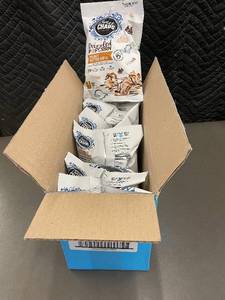 lot 31 image: Box of 8 Sweet Chaos Peanut Butter Cup Drizzled Popcorn