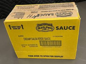 lot 134 image: Old El Paso Creamy Salsa Verde Sauce 8-Pack, 9oz Each