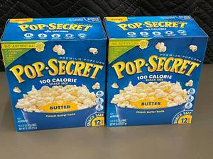lot 461 image: Pop Secret Butter Flavor Popcorn, Snack Size, 24 Bags