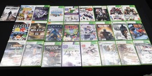 lot 21 image: LOT OF USED X-BOX 360, WII, AND PLAY STATION 2 GAMES